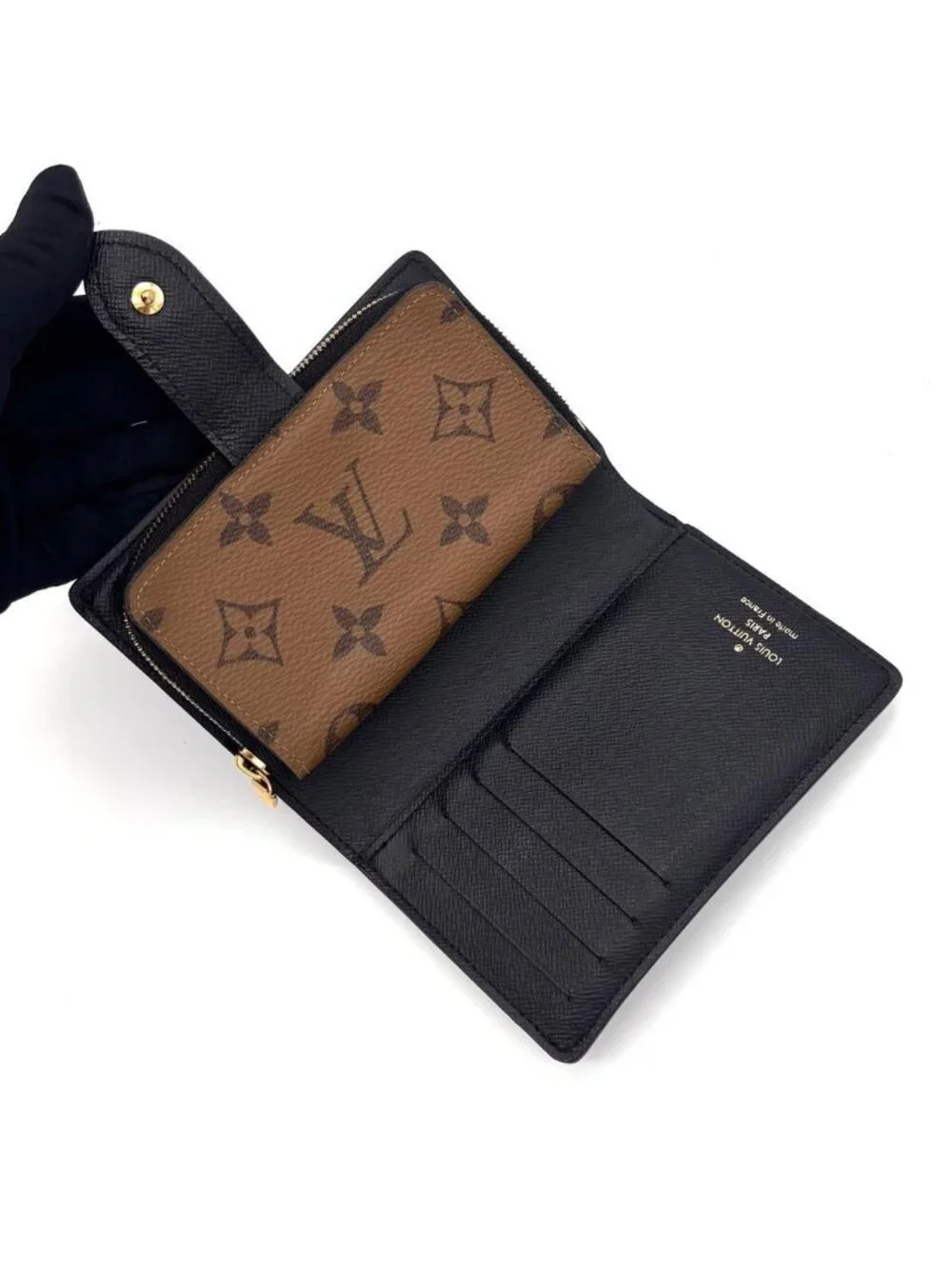 Louis Vuitton Monogram Reverse Portefeuille Juliette Bifold Wallet